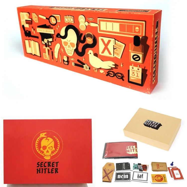 Secret Hitle Board Game Card Game Party Game SHT