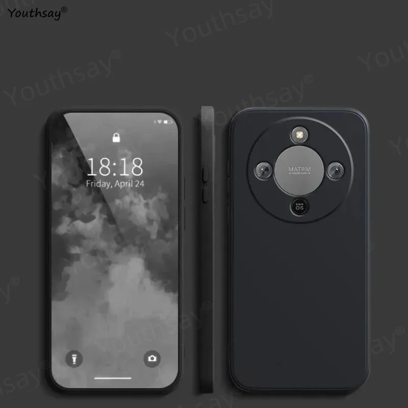 Für Honor Magic 8 Lite Flüssigkeit Silikon Fall Honor Magic 8 Lite Abdeckung Funda Coque Weiche TPU Telefon Stoßstange Honor Magic 8 Lite – Detail 8