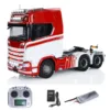 6x6 RTR 770S RC Tractor Truck 1/14 Metal Chassis 3-speed Car Remote Control Vehicle with Light Sound Smoking Customized RC Toys 3