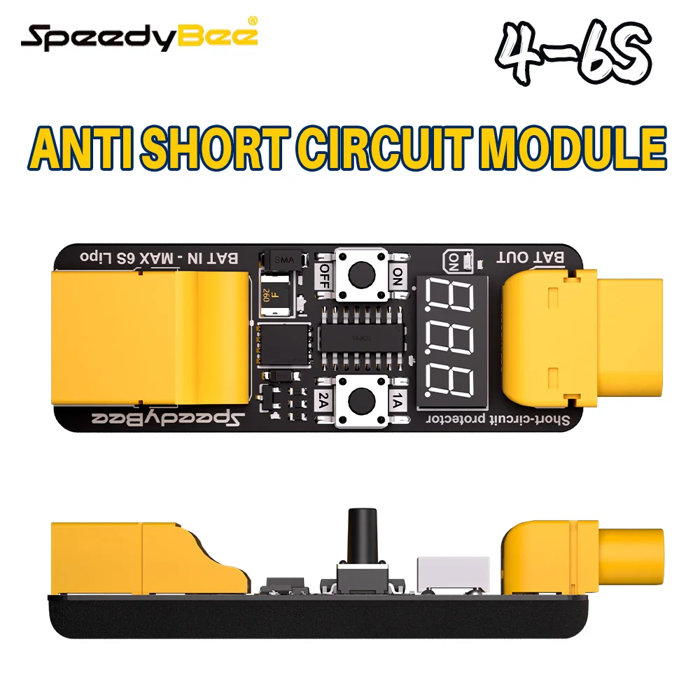 Câblage du stack SpeedyBee F405 V5 avec FC 32BIT et ESC 4-en-1 pour drone RC