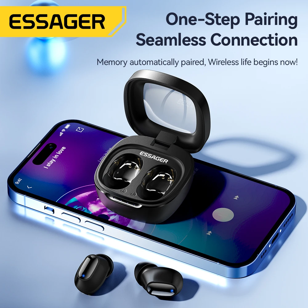 Essager TWS Bluetooth5.3 Earphone Noise Cancelling Earbuds True Wireless Stereo Sports Headset  In-Ear Handsfree With Microphone 5