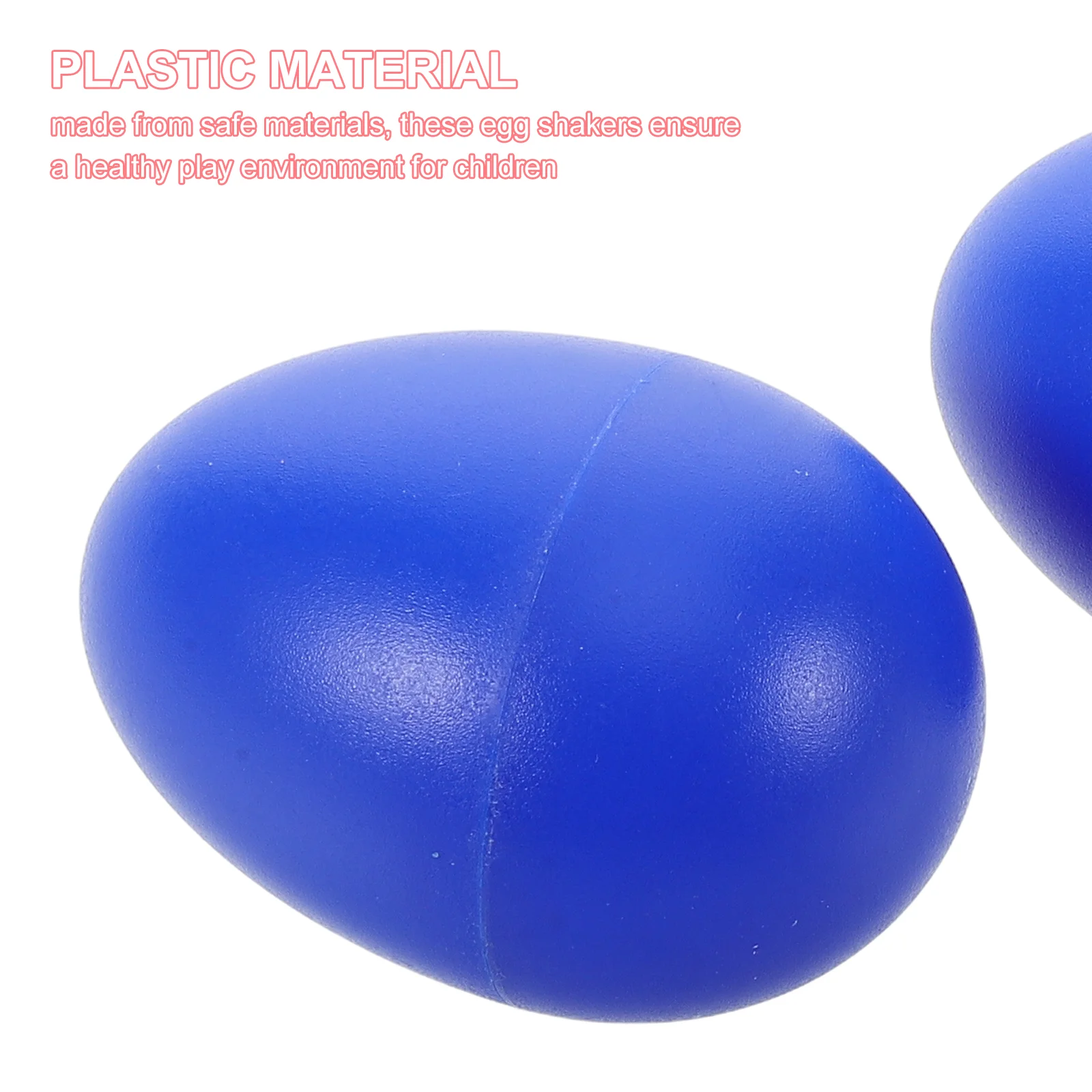 2 Pcs Sand Egg Toy Fake Toys Toddler Halloween Eggs Baby Shakers for Babies Plastic Easter Maracas Party Favors Matching