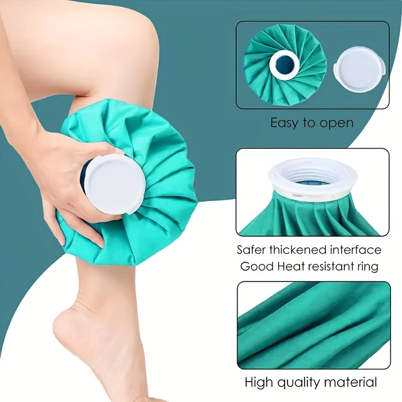 Reusable Hot & Cold Compress Bags (6/9/11 Inches) Perfect For Ice Packs Pain Relief Sports Injuries Muscle Soreness & More