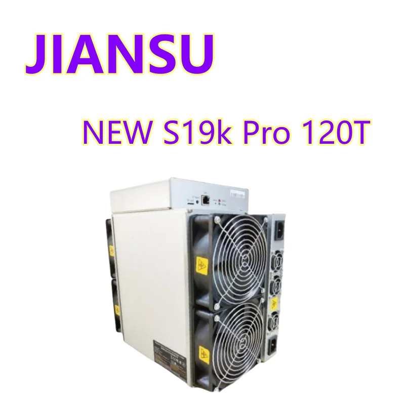 Antminer S19K Pro 120T ± 10% 3032W Bitcoin Mining Machine Pronto Per La Spedizione