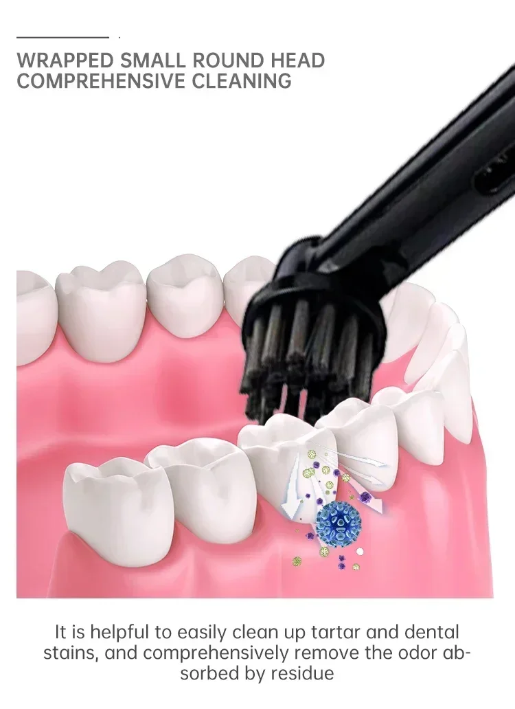 4/8/12/16 Pcs Bamboo Charcoal Bristles Replacement  Brush Heads For Oral B Electric Toothbrush Efficient Tooth Cleaning SB-17A