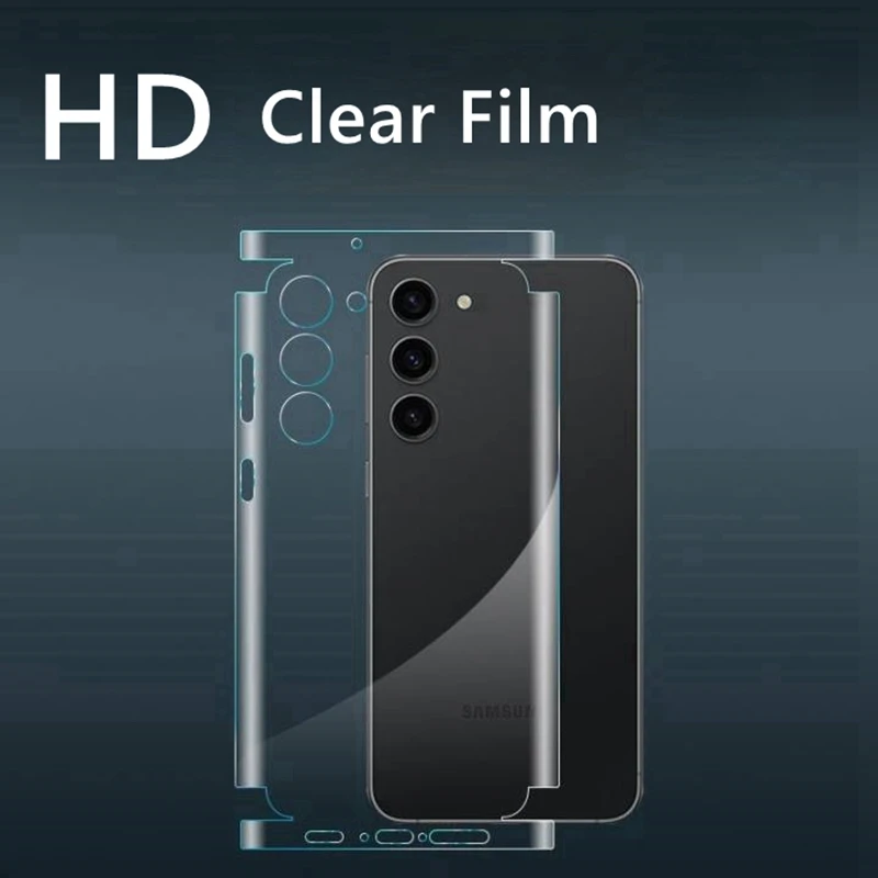 1-2 PCS Back Hydrogel film for Samsung Galaxy S24 Ultra S24+ Screen Protector Protective Soft TPU HD Clear Matte Film