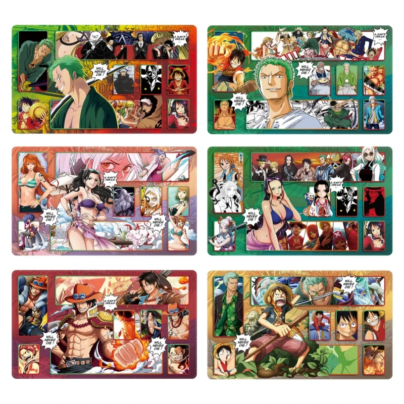 

ONE PIECE OPCG Law Robin Luffy Animation Characters Single Table Mat Battle Pad Classics Anime Collection Cards Toy Gift