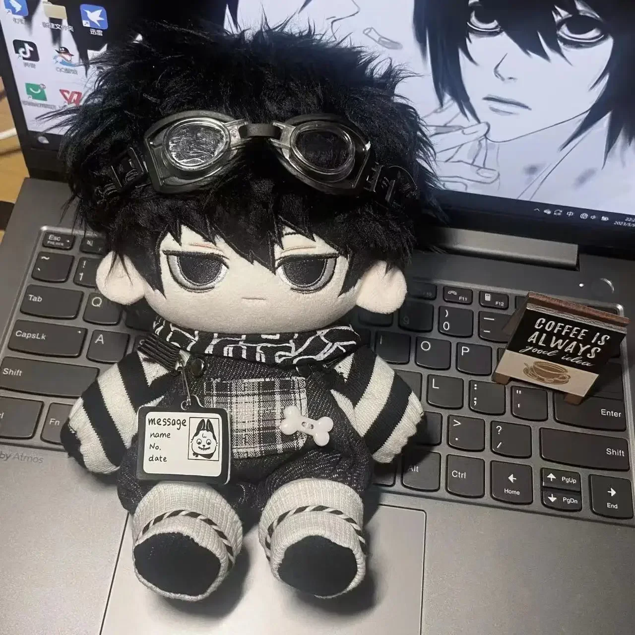 ִϸ̼  Ʈ L.Lawliet  ǱԾ  峭,  ׼ ǽ,   ,  , 20cm