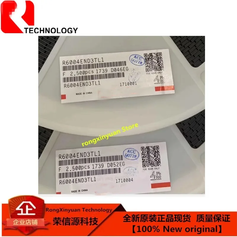 

100 шт./лот R6004END3TL1 TO-252 R6004END Nch 600V 4A Power MOSFET 100% Новый оригинальный