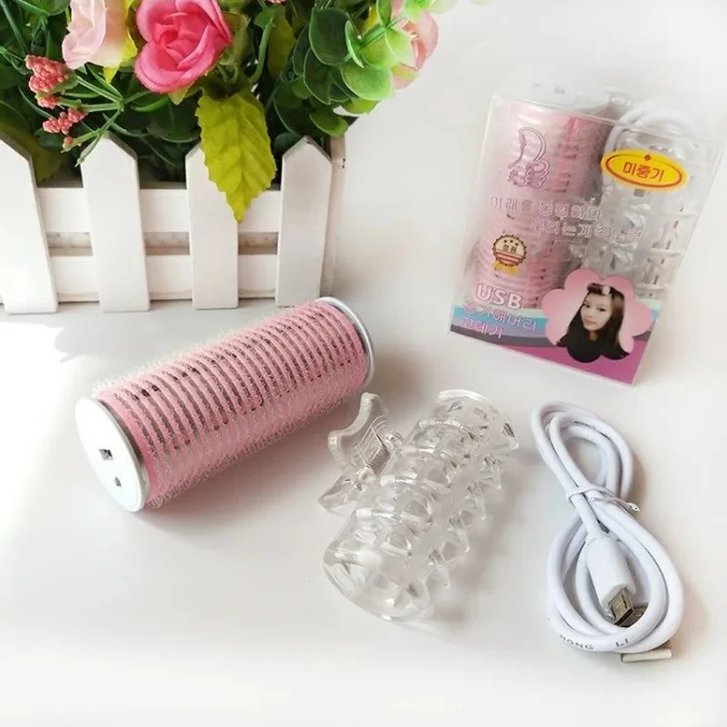 New Curler Comb Mini Portable Electric Hair Rollers With Clip Women USB Charging Big Wave Shape Curler Ladies Hairdressing Tool