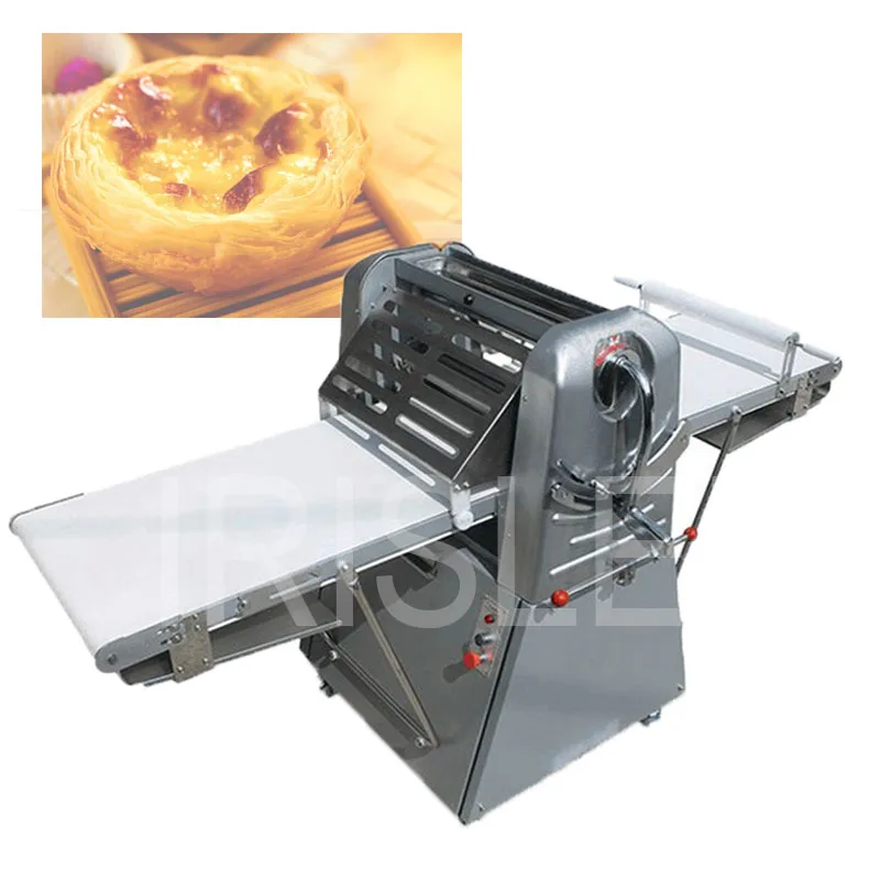 

Commercial Pizza Bread Dough Sheeter Pastry Cake Shortening Making Machine Desktop Bakery Equipment