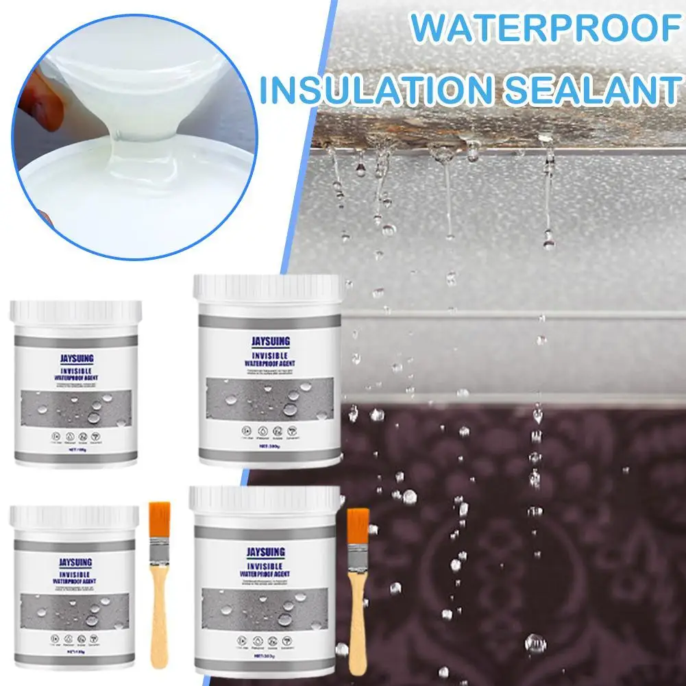 

100g Super Strong Waterproof Tape Stop Leaks Transparent Repairing Leak Waterproof Adhesive Insulating Duct Repair Glue