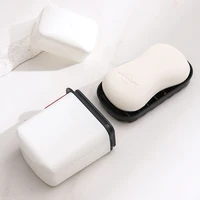 Portable Soap Storage Box Soap Rack Sealed Waterproof With Cover Soap Container Home Bathroom Camping Travel Soap Plate Case 3