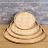 13/18/22/30/36cm Handmade Weaving Bamboo Sieve Raft Round Storage Trays Basket DIY Home Decor Fruit Bread Basket Kitchen Storage 1