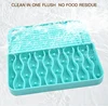2 IN 1  Slow Feeder Dog Treat Puzzle Licking Mat Cats Bowls with Non-sliping Cups Silicone Sniffing Pad Pet for Dry/Wet Food 5