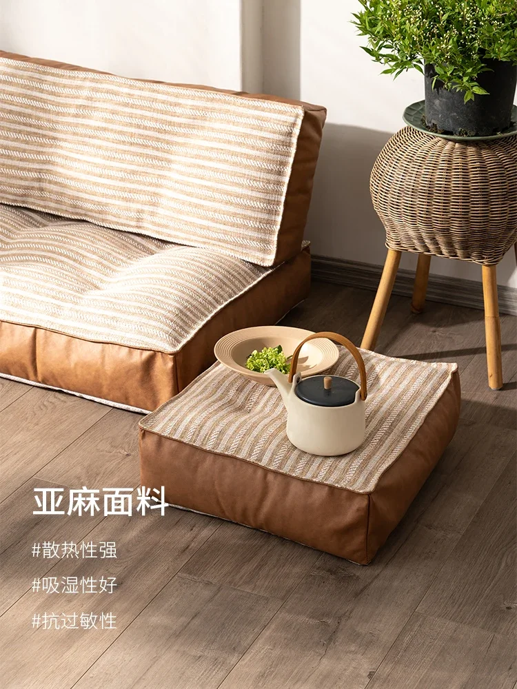 

Cotton, hemp, and futon cushion, thickened fabric, circular Japanese balcony, floating window, tatami, window sill, floor, detac