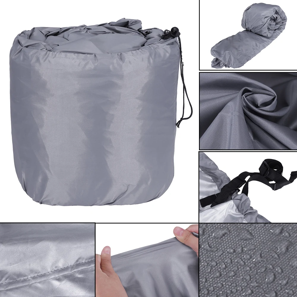 210D T-Top Boat Cover 17-25FT V-hull Fishing Boat Cover Anti-UV Waterproof Heavy Duty Marine Trailerable Canvas Accessories