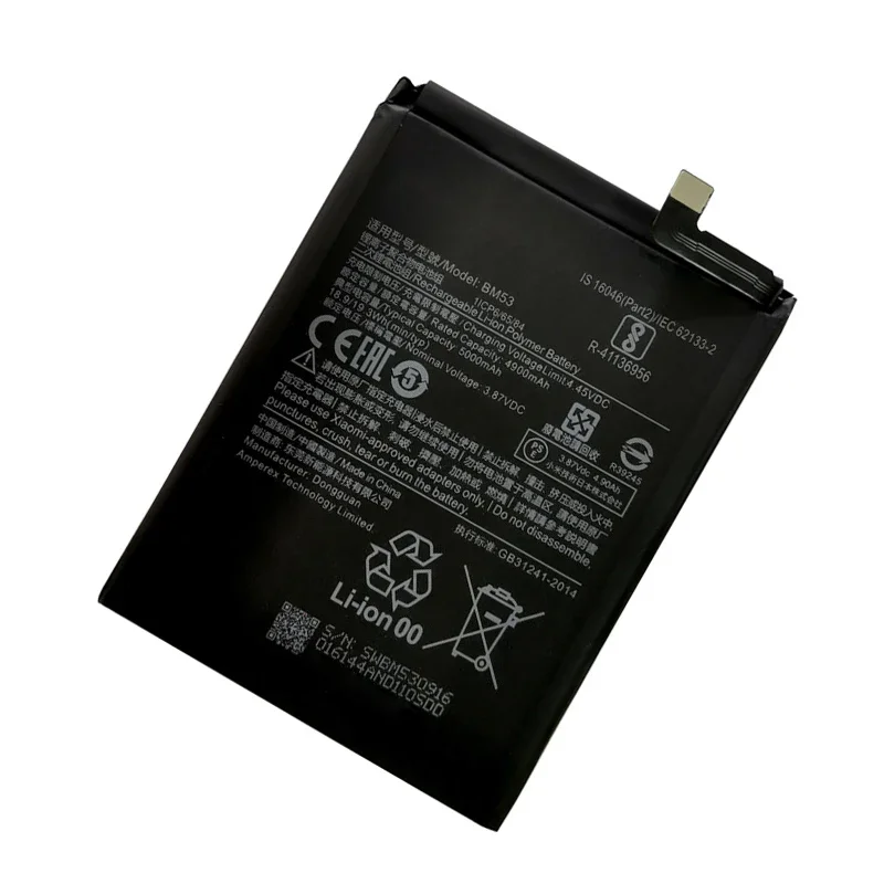 100% Origina Replacement Battery BM53 For Xiaomi 10T 10T Pro Mi 10T 5000mAh BM53 Replacement Battery + Free Tools