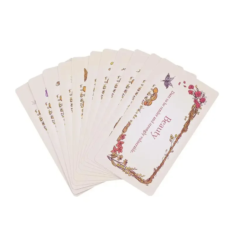 Oracle Cards Classic Secret Garden Games 40Pcs Tarot Cards English Family Gathering Game Card for Gathering Party 6