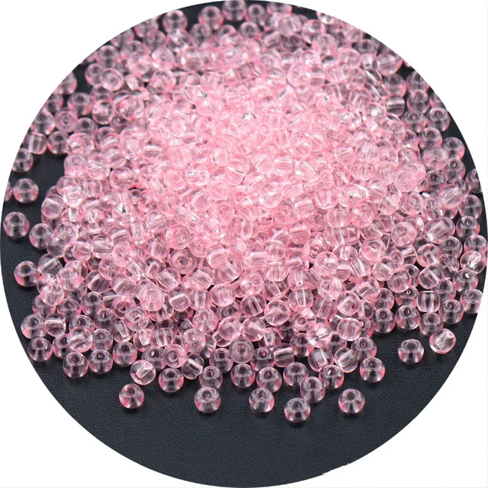 Vibrant Oling Transparent Glass Seed Beads for DIY Jewelry and Accessories