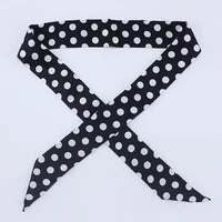 Skinny Silk Scarf Hair Strip Silk Ribbon Small Neck Scarves Bag Handle Ribbon Scarf Kerchief Ladies Ribbon Hair Band Small Scarf 6