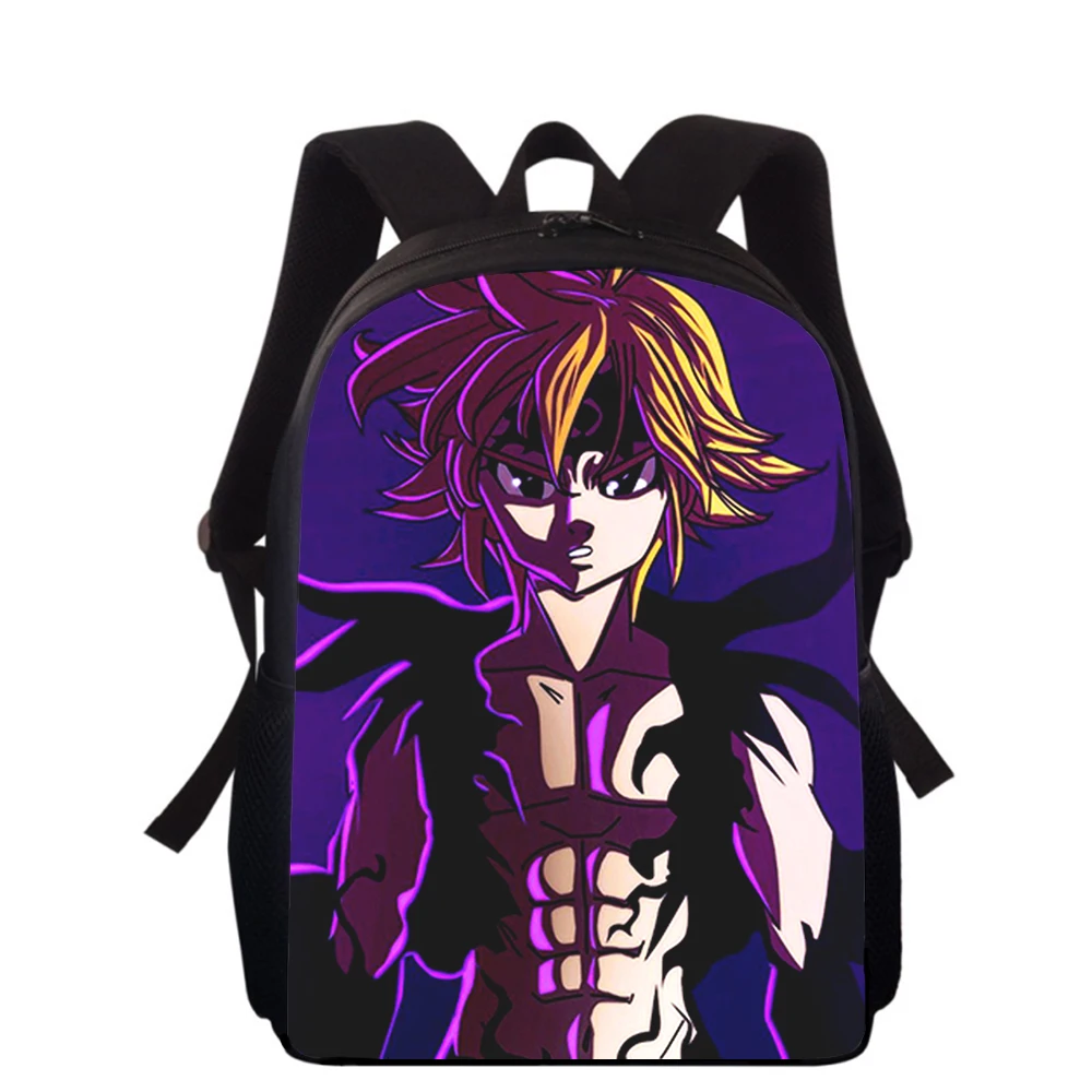 The Seven Deadly Sins 15” 3D Print Kids Backpack Primary School Bags for Boys Girls Back Pack Students School Book Bags