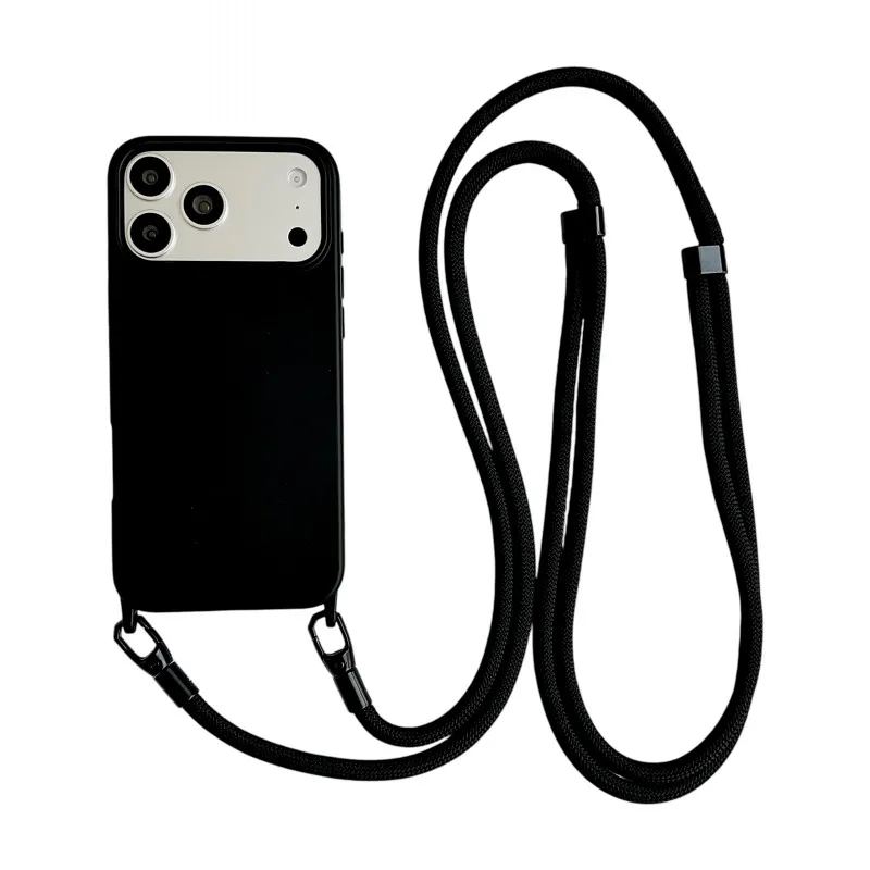 Enhanced Shockproof Crossbody Lanyard Phone Case with Neck Strap and Soft Touch Finish