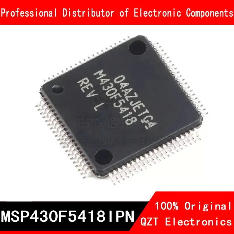 5pcs/lot new original MSP430F5418IPN LQFP MSP430F5418 MSP430F5418I MSP430F5418IP LQFP-80 microcontroller MCU In Stock 5pcs stm32f103vbt6 lqfp 100 smd 128 kb arm cortex m3 32bit microcontroller mcu12 bit 72 mhz 100 i o 20 kb 3 6 v