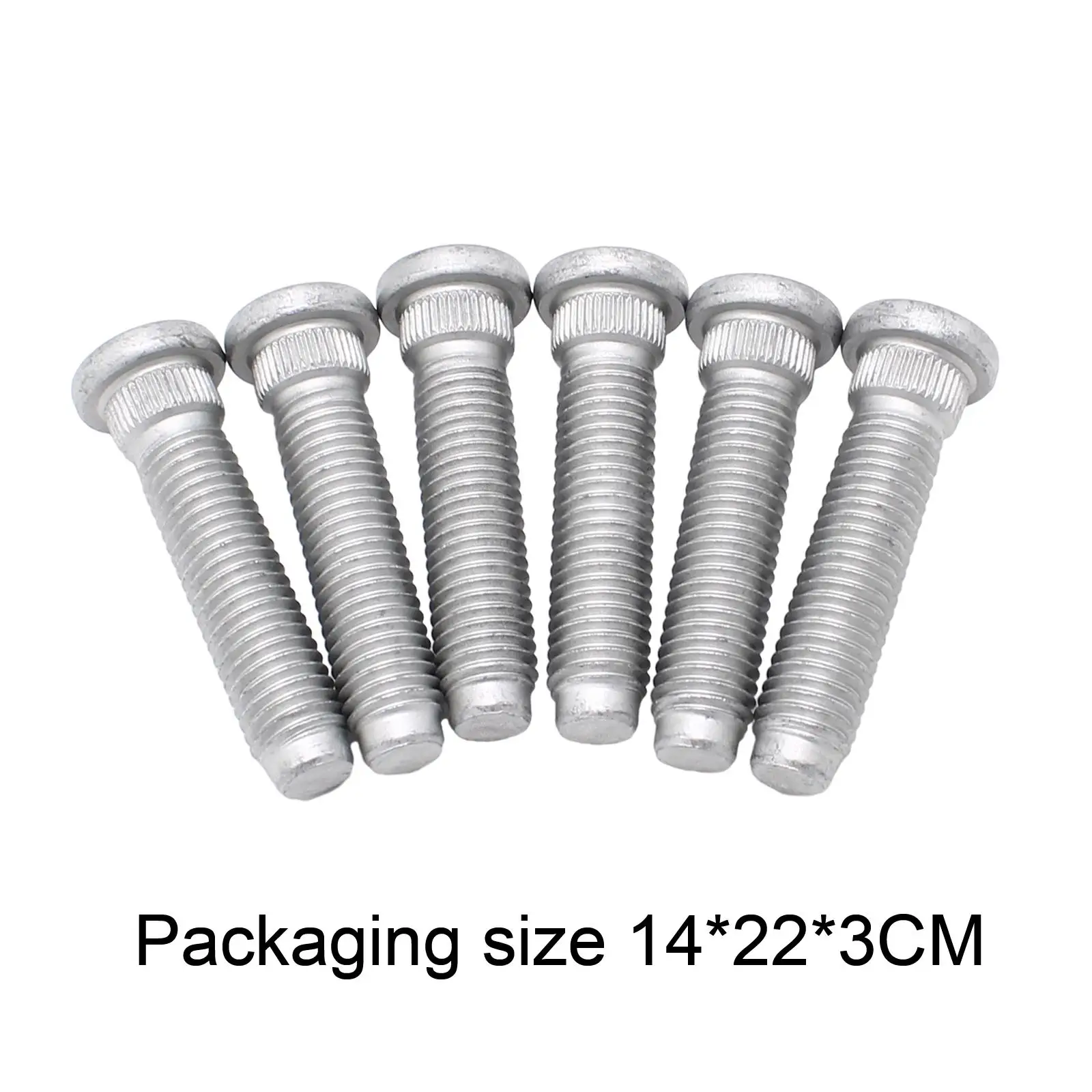 Wheel Studs 6 Pieces for Transit MK7 4170050 Easily Install Accessories Repair Parts 14mmx60mm Replacement