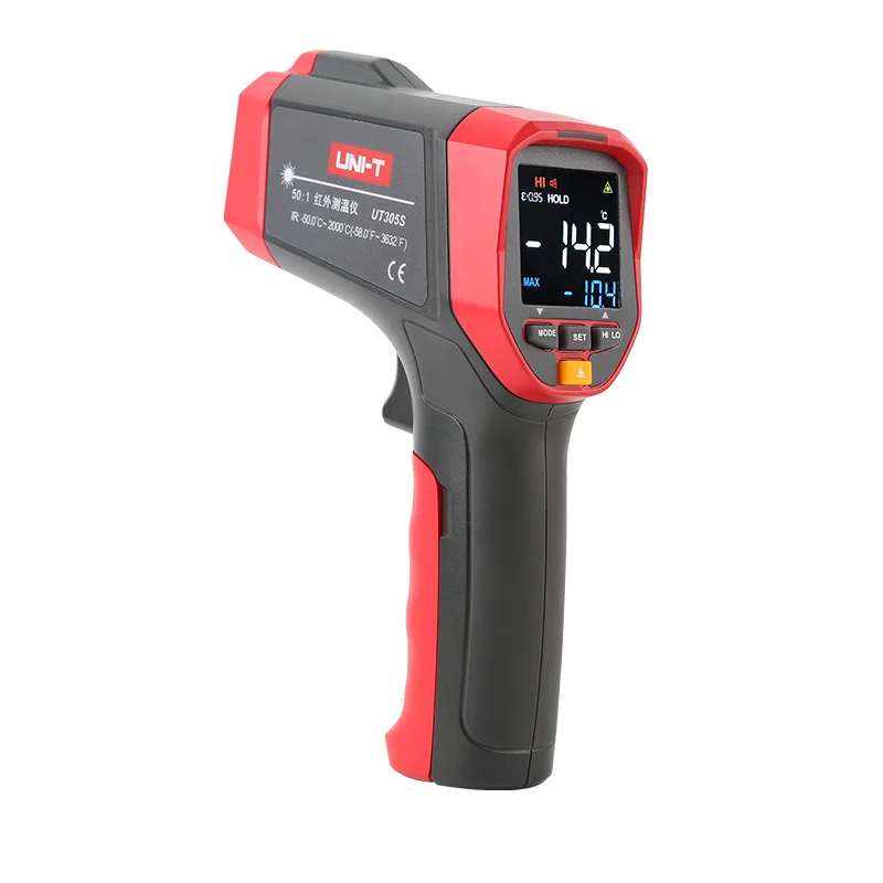 

UNI-T Non-contact Infrared Thermometer -50C~2000C Digital Temperature Meter EBTN Display High Temperature Thermometer UT305S