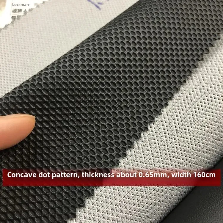 Sports Equipment Basketball Leather Fabric PU Carbon Fiber Half-Punched Car Leather Material for Sports And Fitness Gear