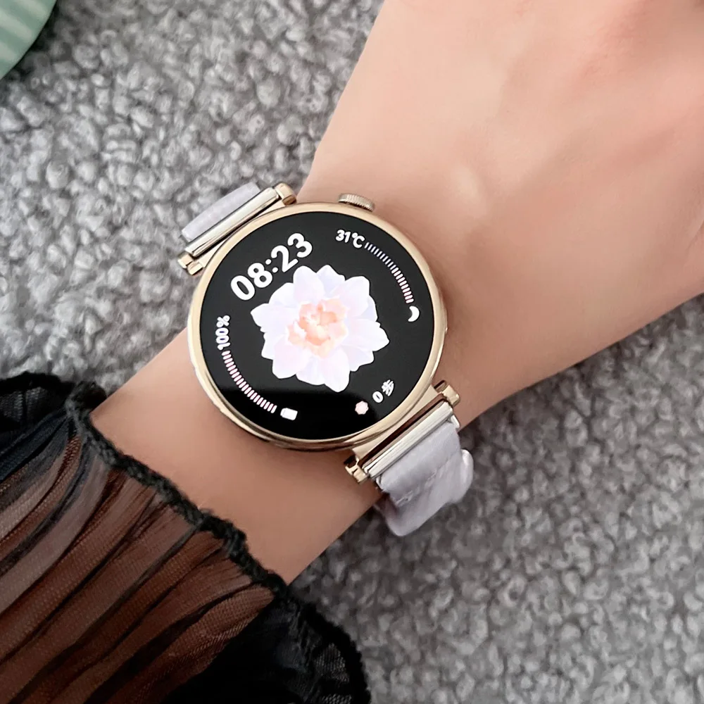 Stretchy Elastic Fabric Quick Release Scrunchie Watch Band Strap