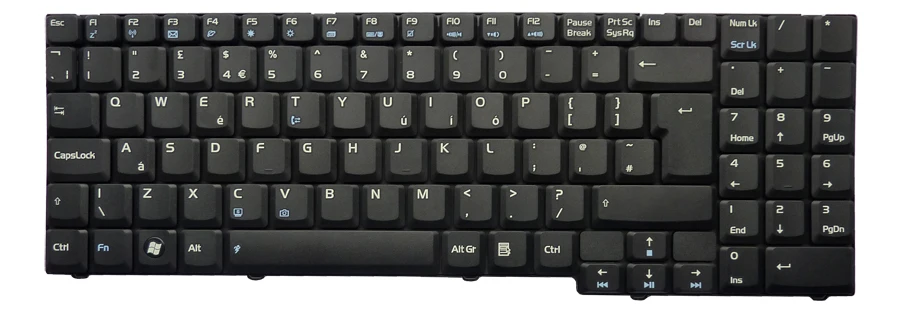 Новая Черная английская клавиатура LARHON для ASUS M51 M51Sn M51Sr M51Ta M51Tr M51V M51Va M51Vr X56 X56A X56KR X56S