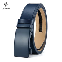 Men's Business Designer Belt for Men High Quality Genuine Leather Men Belt Alloy Buckle Automatic Belt
