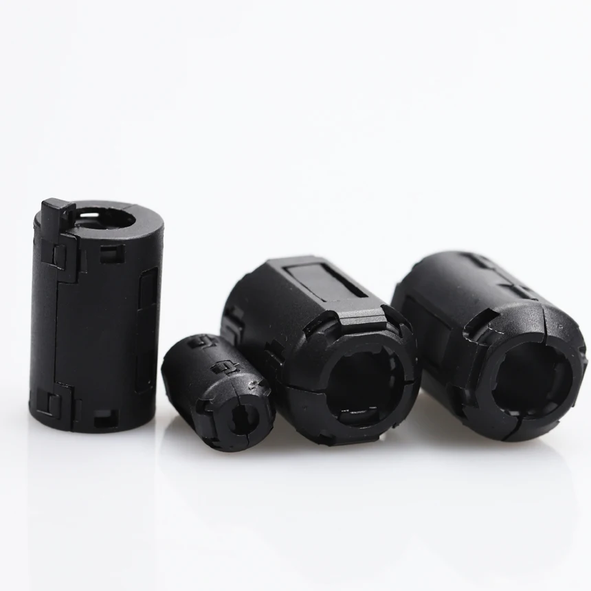 Multi-Size Black Anti-Jamming Magnetic Filter Cable Ferrite Core