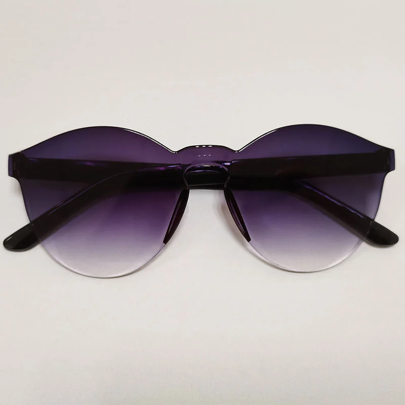 Thin Sunglasses Women Candy Colors Sun Glasses Men Frameless One-Piece Eyeglasses for Party Cosplay Eyewear_voghion.com