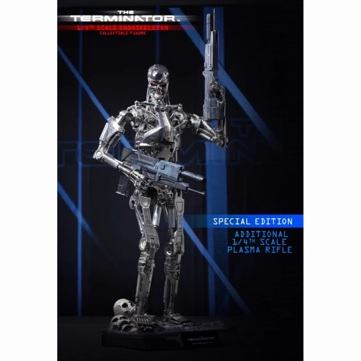 Goods in Stock 100% Original Hottoys HT QS002 T800 1/4 The 