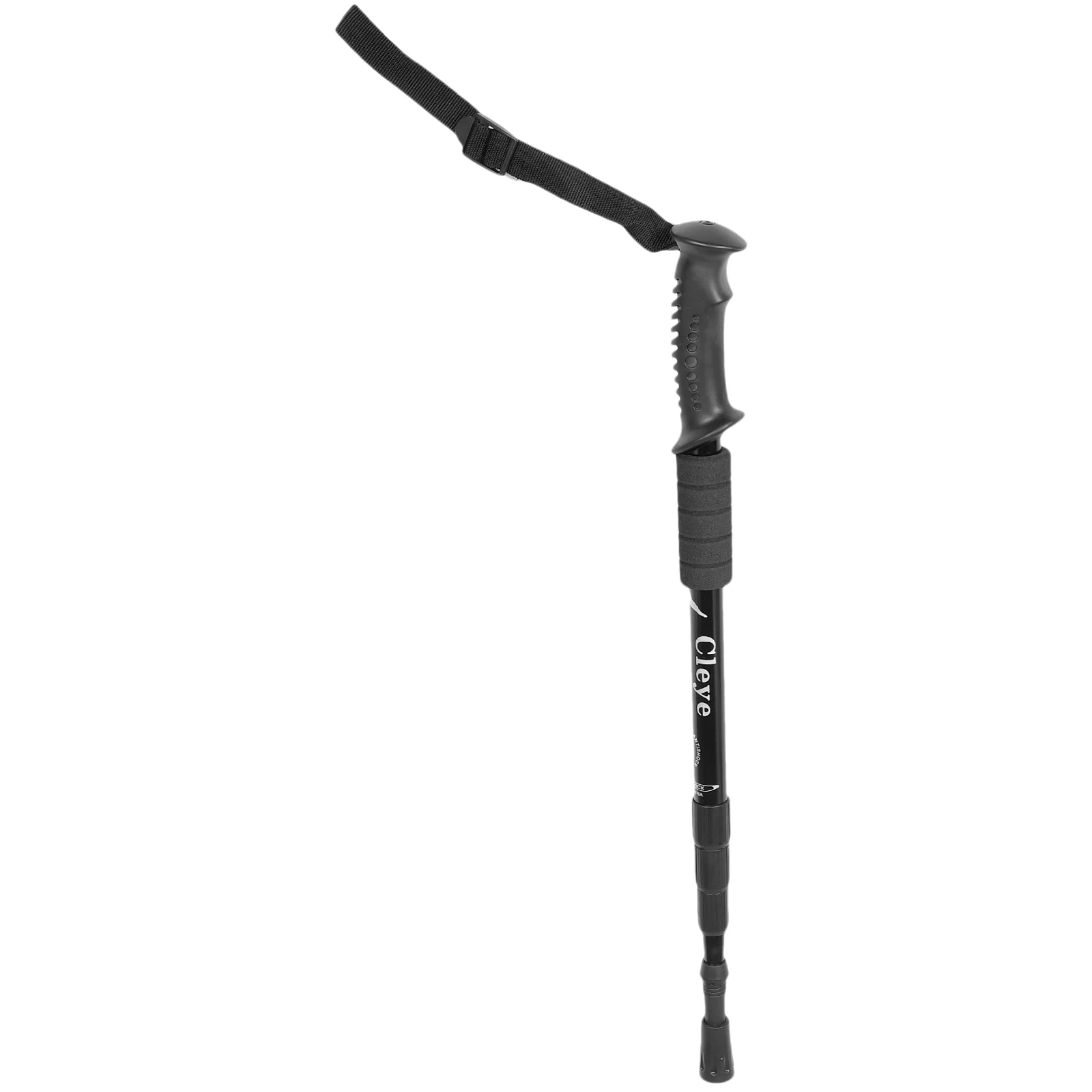 

Hiking Stick (black) Climbing Wand Camping Trekking Pole Seniors Walking for Elderly