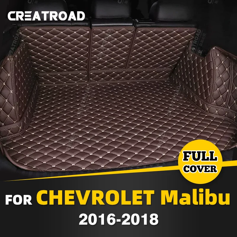 

Автомобильный коврик для багажника с полным покрытием для Chevrolet Malibu 2016-2018 17, коврик для багажника автомобиля, подкладка для груза, защитные аксессуары для интерьера