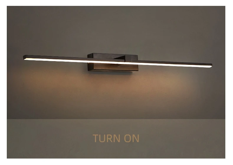 High Quality Popular 2023 LED Mirror Front Bathroom Cabinet Toilet Vanity Dresser Wall Lamp Simple Commercial Household Lighting