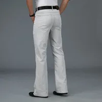 2022 Men's Summer New Flared Jeans High Waist Thin Loose Casual Pants 2