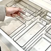 Clear Plastic Storage Box Vanity Drawer Makeup Jewelries Organizer Stackable Kitchen Bathroom Desktop Accessories Storage Tray 1