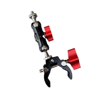Camera Metal Super Clamp with Double Ball Head Magic Arm for DSLR Monitor Light Mic Gopro Phone Mount Photography Accessories - Image 6
