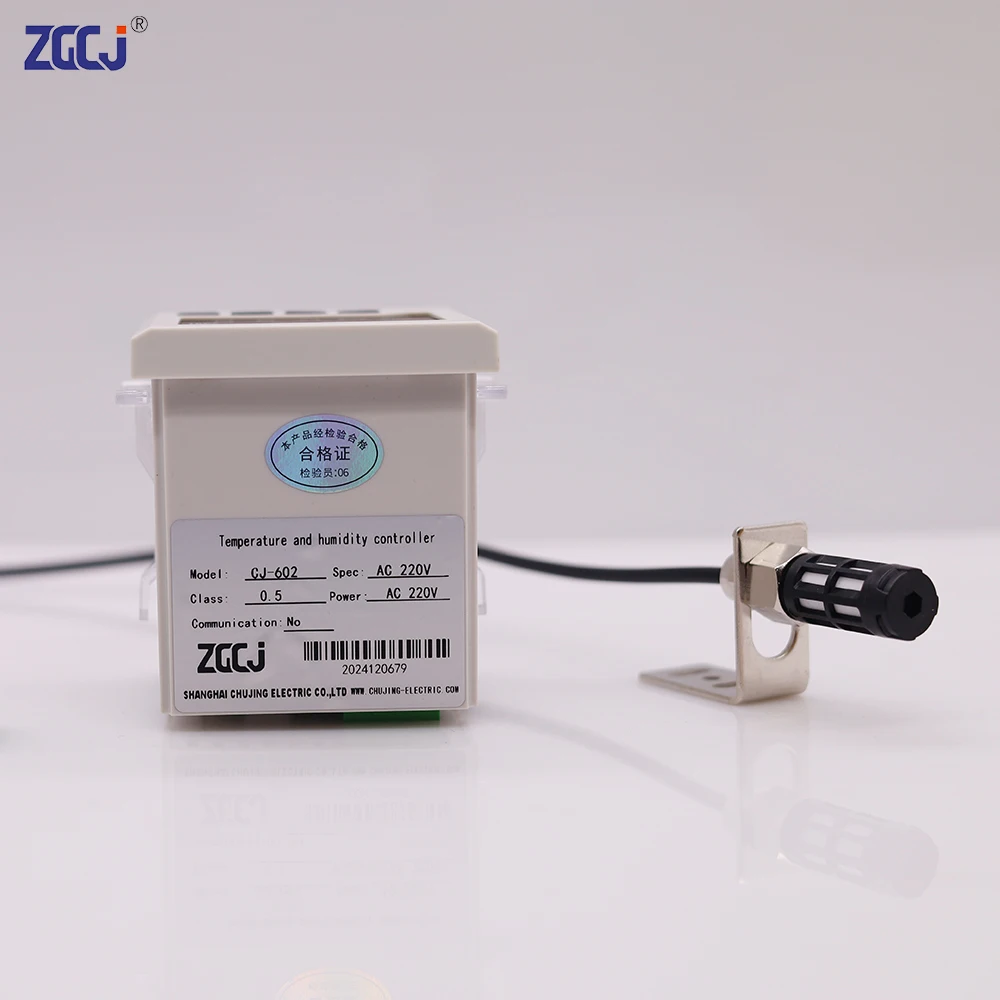 0.0~99.9%RH-40~120 Celsius Intelligent digital air temperature and humidity controller with 2 in 1 waterproof sensor temperature humidity meter air thermohygrometer