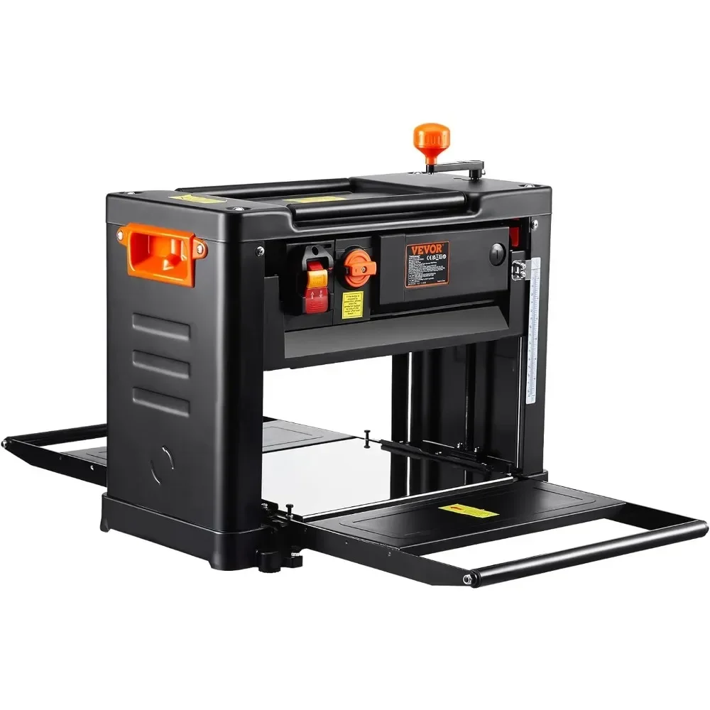 Thickness Planer, Two Speed, 13" Width Worktable Benchtop Planer, Three-Blade, 15-Amp 2000W Powerful Motor,