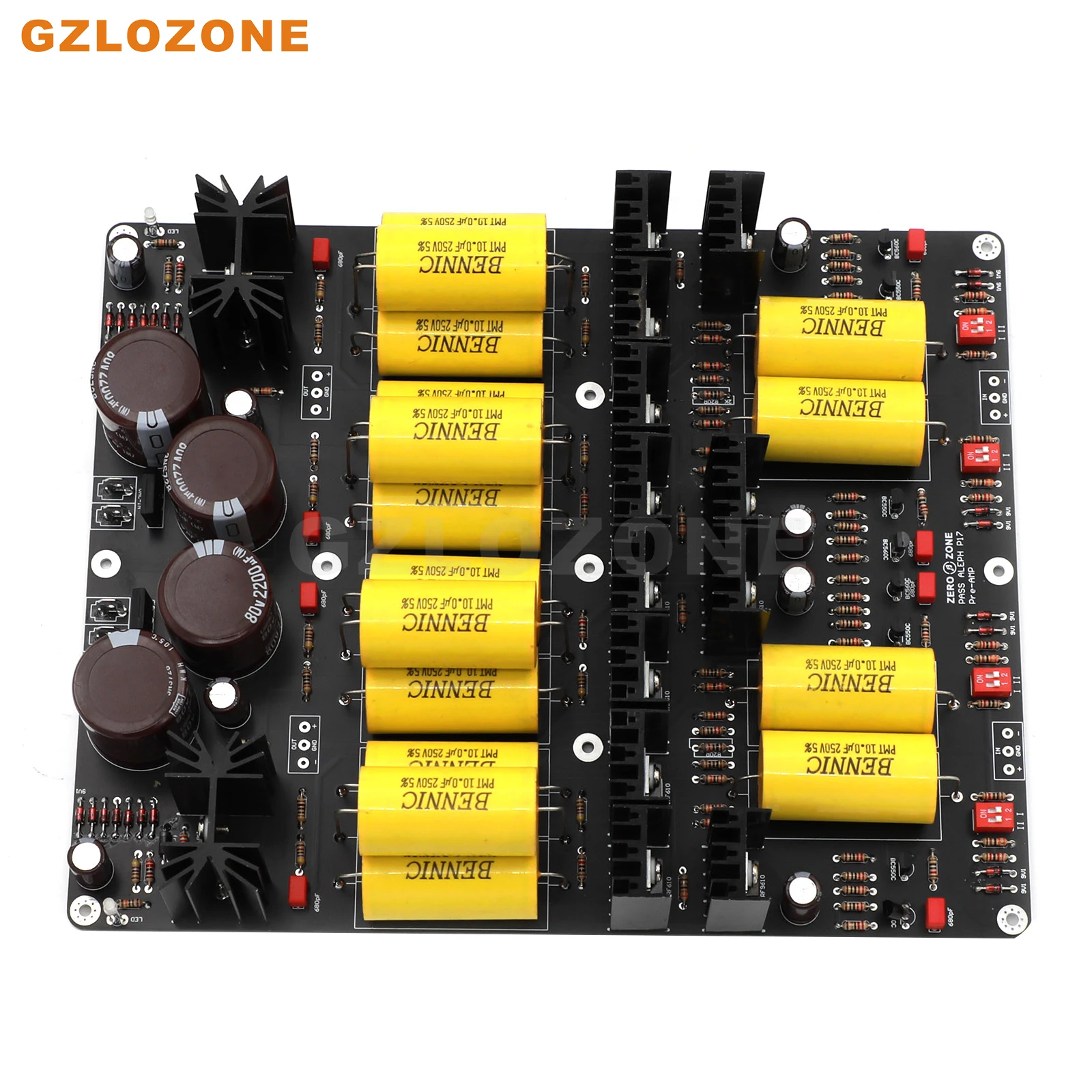 

HIFI PASS P17 MOSFET Class A Remote control Balanced preamplifier Finished board Base on PASS 1.7 circuit