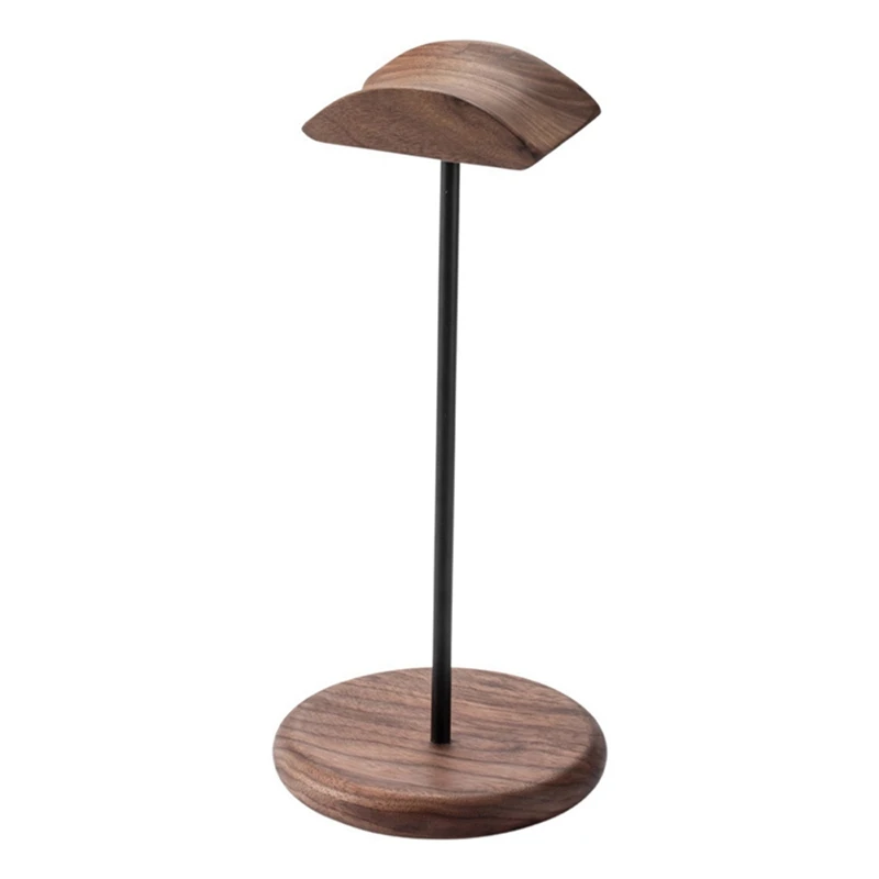 

Headphone Stand Black Walnut Solid Wood Headphone Stand Head-Mounted Wooden Headphone Stand Simple Display Stand