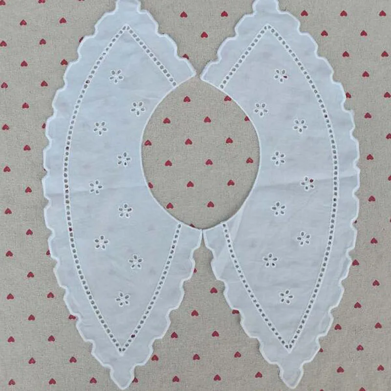 Cotton Embroidery Lace Fabric DIY applique collar neckline craft Sewing guipure Womens dresses cloth decor lace fabric lace sewing supplies lace sewing accessories lace accessories lace garment accessories lace decoration