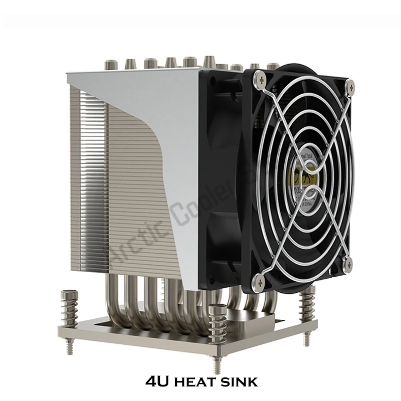Desktop 4U Server 5/6 Heatpipes Tower Cpu Radiatore Dissipatore Di Calore Per Lga1700 Silent Pwm Fan Pc Cooling