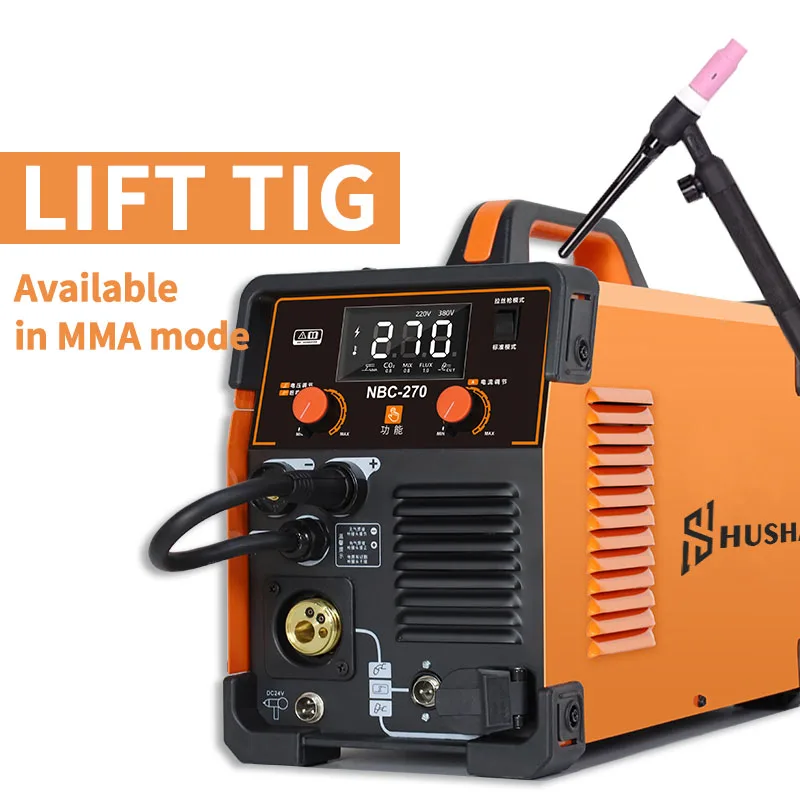 Portable Multifunctional Welding Machine CO2 MIG+MAG+no Gas MIG+MMA+CUT+LIFT-TIG Welding Machine 6 in 1 Multifunctional 2024 Hot 6